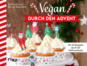 Genieß die Weihnachtszeit mit leckeren veganen Rezepten! Dieser besondere Adventskalender bietet 24 festliche Leckereien mit ausschließlich pflanzlichen Zutaten und lädt dich dazu ein, jeden Tag ein neues weihnachtliches Gericht zu versuchen. Die Buchseiten sind verschlossen und lassen sich ganz leicht wie ein Türchen öffnen. Genieß klassische Weihnachtsplätzchen wie Vanillekipferl und Zimtsterne, vegane Hauptgerichte und typische Adventsrezepte aus anderen Ländern, an denen sich alle erfreuen. Mit diesem Adventskalender musst du in der Vorweihnachtszeit auf nichts verzichten!