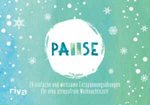 Adventskalender füllen, Plätzchen backen, Geschenke besorgen, das Essen planen und Besuche bei der Verwandtschaft organisieren - die eigentlich so besinnliche Advents- und Weihnachtszeit löst schnell Stress und innere Unruhe aus, schließlich muss man an so vieles denken! Damit man trotzdem locker und gelassen bleibt, sind regelmäßige Pausen und Entspannungsübungen genau das richtige Mittel. Hinter jedem der 24 Türchen versteckt sich eine einfache und schnelle Anleitung für eine bewusste, wohltuende Pause. Egal ob Atemübungen, Bewegungstipps oder kreative Auszeiten, hier ist für jeden etwas dabei.