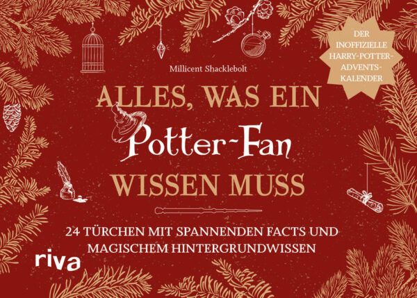 Zauberhafte Weihnachten Weißt du, wann die Weasley-Zwillinge geboren wurden, wieso Muggel keine Zaubertränke herstellen können oder seit welchem Jahr die Quidditch-Weltmeisterschaft stattfindet? Die rätselhafte Welt der Magie birgt viele Geheimnisse, die nur darauf warten, von dir entdeckt zu werden. Als Potterhead bist du bei diesem Adventskalender mit Seiten zum Auftrennen genau an der richtigen Stelle. Gefüllt mit allerlei skurrilen Fakten, spannendem Hintergrundwissen und magischen Einblicken in die Welt rund um Hogwarts, beschert dir dieser Adventskalender eine zauberhafte Adventszeit und ein Weihnachtsfest voller Magie!