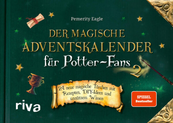 Gemütliche Nachmittage im »Drei Besen« mit einer Flasche Butterbier, winterliche Spaziergänge in Hogsmeade und knisterndes Feuer in der großen Halle - so verbringen die Schüler in Hogwarts ihre Adventszeit. Damit ihr dieses Gefühl ganz leicht zu euch nach Hause zaubern könnt, gibt es den magischen Adventskalender für Potter-Fans mit 24 neuen Türchen. Hinter diesen verbergen sich wie auch in Teil 1 leckere Rezepte, zauberhafte Bastelanleitungen, spannendes Hintergrundwissen und vieles mehr! Die Türchen könnt ihr an den Seiten ganz einfach auftrennen. So vergeht die Zeit bis Weihnachten wie im Besenflug! *** Dieser Adventskalender ist der Nachfolger von Der inoffizielle Adventskalender für Potter-Fans. ***