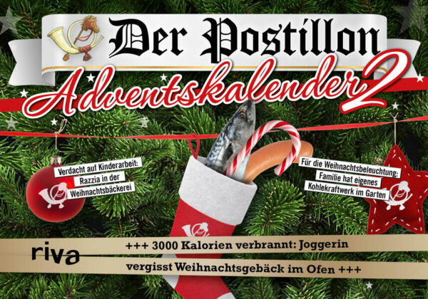 Ehrlich und ungefiltert - diese Eigenschaften schätzen die Fans des beliebten Satiremagazins an den Meldungen des »Postillons«. Neben zahlreichen Artikeln zum Thema Weihnachten enthält dieser Adventskalender die lustigsten Newsticker und wissenswerte Fakten zur kalten Jahreszeit. Und wer noch keine Idee hat, was er zu Weihnachten servieren soll, damit die bucklige Verwandtschaft im nächsten Jahr nicht wieder kommt, findet hier die besten Rezepte zum Nachkochen. Perfekt für eine entspannte und unterhaltsame Adventszeit!