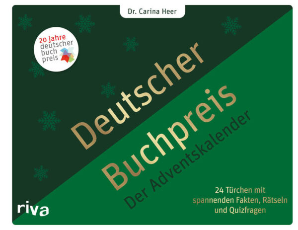 Ein wundervoller Advent für Literaturbegeisterte Seit 2005 zeichnet die Stiftung Buchkultur und Leseförderung des Börsenvereins des Deutschen Buchhandels den deutschsprachigen Roman des Jahres aus. Jahr für Jahr fiebern die Buchbranche und all die begeisterten Leser und Leserinnen mit, wer schließlich bei der Preisverleihung ausgezeichnet wird. Wie gut kennen Sie sich mit den nominierten Titeln der letzten Jahre aus? Erinnern Sie sich an all die Preisträger*innen und vielleicht auch die ein oder andere Anekdote rund um den Deutschen Buchpreis? Testen Sie Ihr Wissen und genießen Sie eine ganz besondere Vorweihnachtszeit mit spannenden Rätseln und überraschenden Fakten auf 24 Seiten zum Auftrennen.