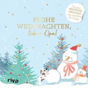 Welcher Opa freut sich nicht über ein einzigartiges, selbst gemachtes Geschenk zu Weihnachten? Mit diesem Ausfüllbuch entsteht für den Großvater ein einmaliges und ganz persönliches Geschenk, denn hier können Kinder durch Schreiben, Malen und Gestalten ihre Liebe und Zuneigung zu ihm verewigen. Der perfekte Weihnachtsgruß für einen ganz besonderen Menschen!