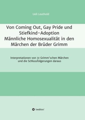 Herr Leuthold zeigt in leicht lesbaren Interpretationen, dass 31 Märchen der Brüder Grimm von männlicher Homosexualität handeln. Das stellt die Grimm-Forschung auf neue Grundlagen, aber auch die Geschichte der Schwulenbefreiung, denn diese begann mindestens gedanklich früher als bisher angenommen, nämlich mit den 17 schwulenfreundlichen der in diesem Buch analysierten Märchen.