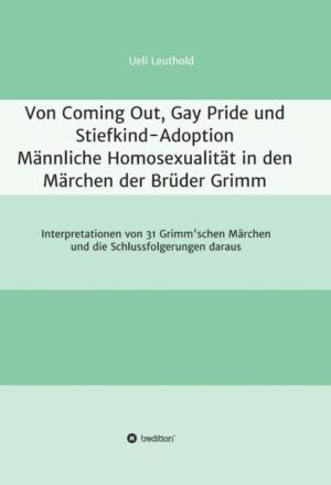 Herr Leuthold zeigt in leicht lesbaren Interpretationen, dass 31 Märchen der Brüder Grimm von männlicher Homosexualität handeln. Das stellt die Grimm-Forschung auf neue Grundlagen, aber auch die Geschichte der Schwulenbefreiung, denn diese begann mindestens gedanklich früher als bisher angenommen, nämlich mit den 17 schwulenfreundlichen der in diesem Buch analysierten Märchen.