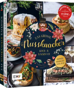 Leider hielt es der Verlag Edition Michael Fischer / EMF Verlag nicht für nötig, bei der Anmeldung im Verzeichnis lieferbarer Bücher sorgfältig zu arbeiten und das Buch Das große Nussknacker Koch- und Backbuch - Doppeltes Weihnachtsglück im Set von N. N. mit einer Inhaltsangabe auszustatten.