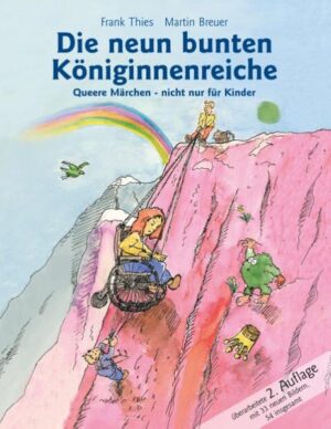 In diesen Märchengeschichten ist alles etwas anders: Im rot-lila Wald sucht die Tochter zweier Väter im Rollstuhl nach ihrem Lachen, im grünen Wolkenreich setzt sich Prinzessin Hab-meinen-eigenen-Willen durch, und in der rosa Wüste lernen die Außerirdischen Gaxi, Goxi und Guxi etwas für's Leben. Bist du bereit für die emotionale Reise mit Regenbogenfamilien durch eine Welt voller Vielfalt, bei der gelacht und geträumt werden darf? Hier gibt es keine Könige, die dir mehrfach mit dem Tod drohen und dich am Ende als Belohnung doch heiraten. Hier gibt es neun Geschichten, die Liebe, Humor und gemeinsames Leben in Frieden hochhalten und trotzdem voller Spannung, Überraschung und Fantasie stecken! Die ersten acht Kapitel stehen für sich alleine, auch wenn sich ein roter Faden aufbaut. Das letzte Kapitel führt in einem Finale alles zusammen. Für Kinder ab 5 Jahren (teilweise bereits ab 3 Jahren), aber auch für Erwachsene spannend!