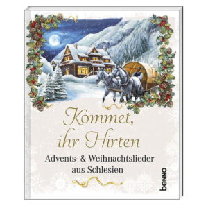 Dieses Buch versammelt die schönsten schlesischen Lieder zur Advents- und Weihnachtszeit. Ob »O Freude über Freude« und „Was soll das bedeuten?“ aus der Gegend von Oppeln, „Auf, auf, ihr Hirten“ und „Lasst uns das Kindlein wiegen“ aus der Grafschaft Glatz oder „Transeamus“ von Ignaz Schnabel - diese Lieder wecken Erinnerungen an die schlesische Winterlandschaft und lassen die schlesische Weihnacht im Herzen wieder lebendig werden. So bereichern sie den Advent und das Christfest auf eine ganz besondere Art. - beliebte Weisen zur schönsten Zeit im Jahr - mit Notensätzen, teilweise mehrstimmig - weihnachtliche Bilder aus der Heimat