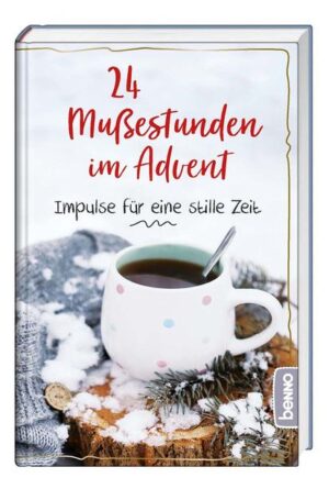 Sie wissen in der Adventszeit oft nicht mehr, wo Ihnen der Kopf steht? Wer statt der oft beschworenen Besinnlichkeit eher Stress erlebt, für den ist dieses Buch eine echte Hilfe. Mit spirituellen Texten und praktischen Tipps für jeden Tag gelingt es, die eigenen Ansprüche zurückzuschrauben und dem »Dezember-Endspurt« zu entgehen. Jeder Tag ist einem anderen stimmungsvollen Thema wie Stille, Achtsamkeit oder Entschleunigung gewidmet. Atmen Sie wieder auf und gönnen Sie sich eine tägliche Mußestunde! • besinnliche Texte und alltagstaugliche Tipps gegen den Adventsstress • stimmungsvolle Bilder