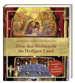 Vom Besuch Marias bei Elisabet, der Herbergssuche über den Geburtsort Jesu bis zu der Fluchtroute nach Ägypten - das Archäologenpaar Fleckenstein folgt den historischen Spuren der Heiligen Familie rund um Betlehem. Neben bekannten Stätten wie der Geburtsgrotte oder den Hirtenfeldern stellen sie aktuelle Ausgrabungsorte und spannende neue Erkenntnisse zur Weihnachtsgeschichte vor. In der erweiterten Neuausgabe beleuchten vier neue Kapitel weitere biblische Figuren wie Johannes den Täufer und lebendige Traditionen wie die Aachener Heiligtumsfahrt. Außerdem wird die Crèche vorgestellt, das bekannte christliche Kinderheim in Betlehem. Ausdrucksstarke Bilder der Original-Schauplätze im Heiligen Land machen diese Entdeckungsreise in die Heimat Jesu auch zu einem visuellen Erlebnis. • 2. erweiterte Auflage des Weihnachtsbildbands • eindrucksvolle Bilder von den Schauplätzen der Weihnachtsgeschichte • Wissenswertes über biblische und historische Hintergründe, aktuelle Entwicklungen und jüngste Ausgrabungen • Geschichte, Geschichten und Geheimnisse rund um Jesu Geburt • mit dem Archäologenpaar Fleckenstein auf Spurensuche