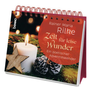 Wie kein zweiter hatte der beliebte Dichter Rainer Maria Rilke ein Gespür für Stimmungen und konnte sie in Worte fassen. Mit besinnlichen Gedanken begleitet Sie Rilke in diesem Adventskalender-Aufstellbuch täglich durch die Adventszeit. Die von tiefem Glauben geprägten Texte stimmen Sie ein auf das Wunder der Weihnachtszeit. Schöpfen Sie Kraft aus der innigen und poetischen Sprache eines der bedeutendsten Dichter des 20. Jahrhunderts. Lassen Sie sich jeden Tag von einem lyrischen Gedanken und stimmungsvollen Winterfotografien inspirieren. • 24 mal poetisch auf Weihnachten einstimmen lassen • Gedanken und Verse vom romantischsten Dichter der Moderne • mit Bildern von Rilkes Lebensstationen