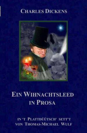 Die Weihnachtsgeschichte von Charles Dickens gehört zu den bekanntesten Werken der Weltliteratur. Sie liegt nun auch in einer plattdeutschen Übersetzung vor. Ebenezer Scrooge, ein Geschäftsmann der brutalen Art, denkt nur an sich selbst und niemals an andere Menschen. Er ist stolz auf seine Fähigkeiten, aus Allem den größtmöglichen Profit zu ziehen ohne ihn allerdings für sich zu nutzen, denn er ist auch hart gegen sich selbst. Weihnachten interessiert ihn nicht. Für ihn ist das Fest nutzlos vergeudete Zeit. Scrooge ahnt nicht, was ihm am Vorabend des Christfestes widerfahren wird: Gleich vier Geister suchen ihn nacheinander auf. Zunächst trifft er auf den Geist seines verstorbenen ehemaligen Geschäftspartners, der zu Lebzeiten aus dem gleichen Holz geschnitzt war wie er selbst. Was dieser zu sagen hat ist eindeutig: Entweder Scrooge ändert sein Leben radikal oder es wird - wie das Seinige - in Ketten gelegt und Scrooge muss zur Strafe für ewige Zeiten in Verdammnis leben. Verdeutlicht wird Scrooge das drohende Schicksal durch drei weitere Gespenster, die ihn die Nacht hindurch in die Weihnachtsfeste seiner eigenen Vergangenheit, Gegenwart und Zukunft begleiten und die ihn zu immer neuen Erkenntnissen und Einsichten führen. So wird Scrooge nach und nach bewusst, dass ihm wegen seines fortgeschrittenen Alters nur noch wenig Zeit bleibt, Gutes zu tun. Daraufhin ändert er sein Leben von Grund auf, indem er seinen angehäuften Reichtum für gute Zwecke einsetzt und ein freundlicher, umgänglicher und geachteter Mensch wird. Charles Dickens Erzählung ist die Geschichte der letzten Wahrheiten über die menschliche Existenz, die Geschichte von Tod, Auferstehung und Jüngstem Gericht.