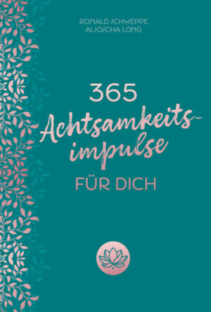 Der Plan für dein Jahr: Mit Achtsamkeit dein Leben verändern Widme dein Jahr deiner mentalen Gesundheit und verbinde dich auf besondere Weise mit dir selbst und deinen Bedürfnissen. Die Achtsamkeitsimpulse und Übungen in diesem immerwährenden Kalender helfen dir dabei, Stress abzubauen, gelassener und selbstsicherer zu werden und dein Leben täglich mit Freude und Leichtigkeit genießen zu können. Lass dich von den Achtsamkeitsexperten Ronald Schweppe und Aljoscha Long leiten und nutze jeden Augenblick dazu, glücklich zu sein.