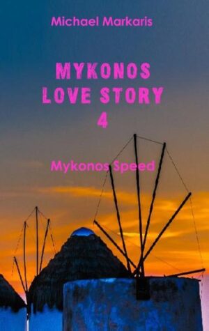 Lediglich die vier Bände Mykonos Love Story 1,2 und 3 Morgenröte über Mykonos sowie 4 Mykonos Speed (Band 5 bis 8) gehören thematisch zusammen, da in ihnen die Beziehung zwischen Kommissar Pandis und seinem Geliebten (und späteren) Ehemann Angelos das Grundthema darstellen. Die ersten zwei Bände, also die reinen Kriminalromane, wurden von Sven M. Schlick verfasst, die Bände 5-8 von Michael Markaris. Die Bände 3 und 4 können aus juristischen Gründen erst zu einem späteren Zeitpunkt erscheinen. Das Mykonos-Sextett besteht aus den Bänden Griechische Brandung und Jenseits von Mykonos sowie der Mykonos Love Story 1, 2, 3 (Morgenröte über Mykonos) und 4 (Mykonos Speed) Jeder Band behandelt einen abgeschlossenen Fall, sodass die Bände nicht in der Reihenfolge gelesen werden müssen. Lediglich die vier Bände Mykonos Love Story 1,2 und 3 Morgenröte über Mykonos sowie 4 Mykonos Speed (Band 5 bis 8) gehören thematisch zusammen, da in ihnen die Beziehung zwischen Kommissar Pandis und seinem Geliebten (und späteren) Ehemann Angelos das Grundthema darstellen. Die ersten zwei Bände, also die reinen Kriminalromane, wurden von Sven M. Schlick verfasst, die Bände 5-8 von Michael Markaris. Die Bände 3 und 4 können aus juristischen Gründen erst zu einem späteren Zeitpunkt erscheinen. Am Ende von Mykonos Love Story sind Kommissar Pandis und Angelos gestorben. Der vierte Teil ist das dritte Prequel und behandelt die (glücklichen) Monate vor den tragischen Ereignissen. Während Band 1 auf wahren Begebenheiten beruht, sind die Prequels hinsichtlich der Kriminalfälle natürlich Fiktion. Dort, wo private Momente zwischen Paul Pandis und Angelos geschildert werden, entsprechen die Darstellungen aber ohne Abstriche der Wahrheit. Gas, Gas! Der Motor röhrte. Die Reifen qualmten. Dann bekamen sie Grip. Der Ferrari wurde immer schneller. Passierte das Ortsschild. Vor ihm der große Kreisverkehr. Pedal, kein Druck, Erstaunen. Pedal, kein Druck, Panik. Dann flog er über das Geländer und krachte in das Denkmal. 8 Min 42 Sekunden von Ano Mera. Das war neuer Rekord. Es war sein letzter. Kommissar Paul Pandis und Ehemann Angelos halten es zunächst für einen Verkehrsunfall. Das Unangenehme: Das Opfer ist der Sohn des Bürgermeisters. Doch der Wagen war gestohlen. Und es Ist beileibe nicht der erste verschwundene Ferrari auf der Luxus-Insel.