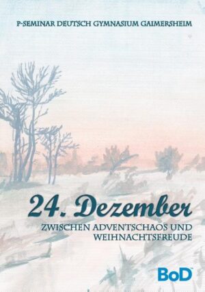 24. Dezember. Der eine denkt sofort an Heiligabend, an Familie, an das Christkind, an Weihnachtsfreude. Der andere an Urlaub, Erholung oder Flucht vor dem absoluten Adventschaos. Eines ist völlig klar: Der 24. Dezember hat weit mehr als nur eine einzige Facette zu bieten. In diesem Literaturband werden über 60 verschiedene Möglichkeiten, wie dieser Tag ablaufen könnte, in Form von Kurzgeschichten und Gedichten beschrieben. Es werden witzige, romantische, zauberhafte, fantastische, aber auch sentimentale und herzzerreißende Themen angesprochen. Die Texte stammen von Autorinnen und Autoren im Alter von 9 bis 69 Jahren! Dieser Literaturband ist im Rahmen des Projekt-Seminars "Literaturwettbewerb" am Gymnasium Gaimersheim entstanden. Die in diesem Buch enthaltenen Texte sind zum Großteil die besten und prämierten Einsendungen des Wettbewerbs. Aber auch die Seminarteilnehmer haben es sich nicht nehmen lassen, selbst Geschichten und Gedichte zu diesem Werk beizusteuern.