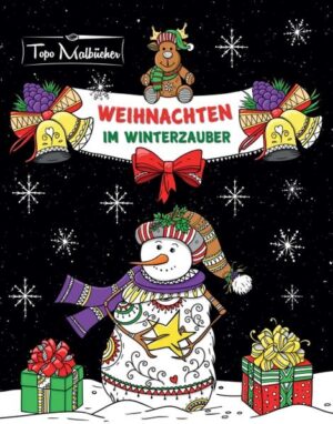 Malbuch für Erwachsene Weihnachten im Winterzauber Unser Ausmalbuch "Weihnachten im Winterzauber" für Erwachsene ist mit viel Liebe zum Detail entstanden. Der Herbst und der Winter laden dazu ein, sich ein Winter- oder Weihnachtsmalbuch zu schnappen und es sich gemütlich und heimelig zu machen. "Weihnachten im Winterzauber" enthält wundervolle Malvorlagen zum Träumen und Entspannen. Jedes Motiv ist jeweils auf weißem und schwarzem Hintergrund abgedruckt. Insgesamt beinhaltet das Malbuch 38 wunderschöne Malvorlagen. Entspannung mit Malbuch für Erwachsene Kommen Sie mit unserem Ausmalbuch zur Ruhe und entspannen Sie sich vollkommen beim Ausmalen. Vergessen Sie den Alltag und lassen Sie sich auf die Motive ein. Sie werden in den Winter- und Weihnachtsmotiven versinken. Das Malbuch ist einseitig bedruckt, sodass das folgende Motiv nicht beeinträchtigt wird. Zusätzlich erhalten Sie 60 kostenlose Malvorlagen als PDF zum Ausdrucken von uns. "Weihnachten im Winterzauber" - Ihre Vorteile: ♥ Zusätzlich über 60 kostenlose Malvorlagen als Download ♥ Wunderschöne Motive jeweils auf weißem und schwarzem Hintergrund ♥ Insgesamt 38 zauberhafte Malvorlagen ♥ Malbuch für Erwachsene zum Träumen & Entspannen ♥ Das perfekte Geburtstags- und Weihnachtsgeschenk ♥ Durch das Softcover sehr handlich und gut zu transportieren ♥ Einseitig bedruckte Seiten