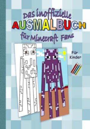 Du spielst gern Minecraft und malst auch gerne? Dann ist dieses Buch genau das Richtige für dich! Es erwarten dich über 25 Ausmalbilder mit kindgerechten und beliebten Motiven und Figuren aus Minecraft. Das einzige was du dazu braucht ist dieses Buch und Farbstifte. Perfekt auch als Geschenk oder Mitbringsel. Ein Muss für alle jungen Fans von Minecraft.