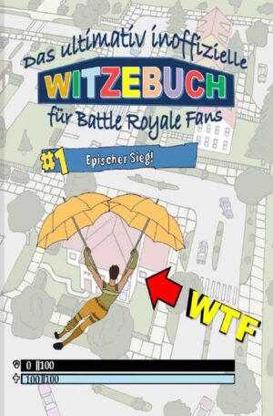 Juchhuu! Das lang erwartete und heiß ersehnte Witzebuch für BATTLE ROYALE Fans ist da! Vollgepackt mit zahlreichen Bilderwitzen, lustigen Sprüchen, Cartoons und abgedrehten Witzen rund um das Spiel, bietet dieses Buch viel Stoff zum Ablachen, Schmunzeln und zum Weitererzählen. Ein Muss für alle BATTLE ROYALE Fans! Perfekt auch als Geschenk oder Mitbringsel.