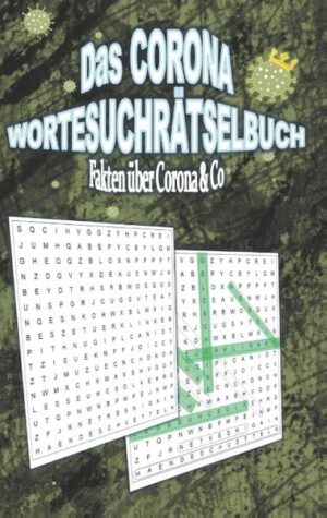 Rätsel dich schlau! Das erste Buch mit vielen spannenden Wortesuchrätseln rund um das Thema Corona Virus ist endlich da! Ob du gerade eine Pause von deinen täglichen Pflichten machst, im Bus oder in der U-Bahn sitzt, auf etwas wartest, oder du einfach nur entspannen möchtest, jetzt kannst du deiner Rätselleidenschaft zum viralen Thema jederzeit nachgehen. Ein Muss für alle die sich selbst und das Thema Corona nicht zu ernst nehmen!