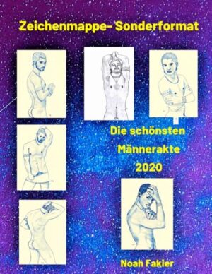 18 der schönsten erotischen Männerakte von Noah Fakier aus seinen Büchern : Die geheimen Geschichten aus 1001 Nacht, Teil I und II. mit kurzen Zitaten. Seine Zeichnungen hinterlassen beim Betrachter oft einen starken Eindruck. Noah Fakier zeichnet nicht nach Proportionen, die er sieht, sondern nach seinem Gefühl von Ästhetik und Ausstrahlung welches auf den Betrachter übertragen wird. So scheinen die Bilder, durch eine ganz besondere Art beseelt zu sein. Lassen sie sich überraschen. Im komfortablen 17x22 Format. Die Zeichnungen gibt es auch als Zeichenmappe im 4 Format und Brillantdruck. Auch zum raustrennen und Einrahmen.