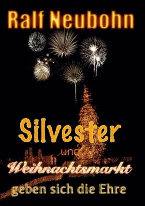 In der Adventszeit besuchen viele Menschen die Weihnachtsmärkte. Auch den Silvesterabend oder die Silvesternacht lieben viele und feiern fröhlich ins neue Jahr hinein. Was so alles Kuriose auf Weihnachtsmärkten oder an Silvester passieren kann, schildert dieses humorvolle Buch anschaulich. Wie kann es einer Autorin eines Diätkochbuches auf dem Weihnachtsmarkt ergehen? Was passiert, wenn der Weihnachtsmann Darsteller kurzfristig erkrankt? Feiern der Osterhase, Nikolaus und Weihnachtsmann auch Silvester? Was machen in dieser Zeit die Rentiere vom Weihnachtsmann? Was macht nachts auf dem Weihnachtsmarkt die geheimnisvollen Geräusche? Wie entstand die Legende vom singenden Weihnachtsbaum? Und noch viele andere wichtige und spannende Fragen werden beantwortet. Ich hoffe, Sie werden an meinen Geschichten viel Freude haben und bei Gelegenheit mal wieder in eines meiner Bücher hineinschauen.