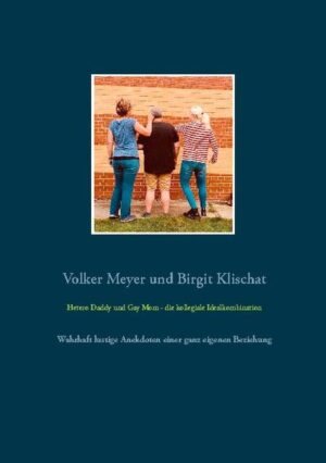 Dieses Buch beschreibt humorvoll eine ideal funktionierende Arbeitsgemeinschaft zwischen einem Hetero Daddy und einer Gay Mom und weit darüber hinaus deren sich daraus entwickelnde Freundschaft . Die jeweiligen Familienangehörigen werden dabei ganz selbstverständlich einbezogen. Wer hätte schon gedacht, dass die eher gleichgeschlechtlich orientierte Kollegin eines Hetero Daddys die beste natürliche Verbündete der Ehefrau dieses Mannes ist. Daraus ergeben sich fast zwangsläufig humorvolle Anekdoten. Diese Beschreibung einer oft lustigen, immer interessanten, zwischenmenschlichen Beziehung zwischen einem Hetero Daddy und einer Gay Mom, die offensichtlich viel Spaß daran haben, versucht noch nicht einmal auf irgendwelche Probleme hinzudeuten. Die Handelnden weigern sich schlicht weg überhaupt Probleme zu haben oder sich von nichtigen Problemchen vereinnahmen zu lassen. Sie machen auf humorvolle Art und Weise das Beste aus vielen Situationen. Ihnen reicht völlig eine gehörige Portion Humor und Lebensfreude um klarzukommen. Volker Meyer Autorenseite: https://volker-meyer-autorenseite.jimdosite.com/