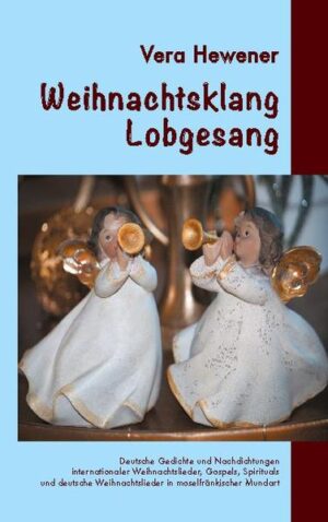 Weihnachten feiern Christen auf der ganzen Welt. Ob in Konzerten oder zu Hause unter dem Tannenbaum, nicht nur hierzulande ist das Singen von Weihnachtsliedern eine beliebte Tradition. Jedes Land hat eigene Weihnachtslieder. Wer gerne internationale Weihnachtslieder singen möchte, sucht häufig lange nach einem deutschen Text. Vera Hewener hat zu den bekanntesten Weihnachtsliedern aus Schottland, England, Irland, Russland, Polen, Frankreich und Amerika eigene deutsche Liedgedichte, Nachdichtungen oder Übertragungen verfasst. Viele traditionelle deutschsprachige Weihnachtslieder hat sie in die moselfränkische Mundart übertragen. Die Liedgedichte können alle auf die angegebenen Melodien gesungen werden. Jene Texte, deren Rechte mittlerweile freigegeben, also gemeinfrei sind, finden sich teilweise auch im Originaltext im Buch. Die Gedichte zu den Liedern eignen sich zum Singen, zum Vortragen oder zur besinnlichen Einkehr im Advent.