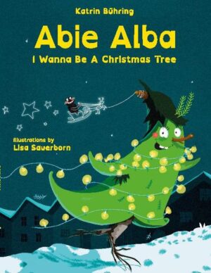 Abie Alba wants to be a Christmas tree! But when nobody takes him home from the nursery, Abie thumbs his nose at his roots on Christmas Eve and does what no Christmas tree before him has ever dared to do: Abie pulls his roots out of the ground! Together with Teggie, a cheeky and impertinent angle spider, Abie makes his way through the winter night to follow his big Christmas tree dream. An enchantingly playful and fun packed Christmas story with lots of heart, humor and a happy ending by actress and screenwriter Katrin Bühring. For children from ages 5 and for the whole family. A tree fairy tale about wishes and dreams, friendship and courage, charity and security, and about anyone who has ever been uprooted, but also about nature conservation, sustainability, consumer behavior and plastic use.