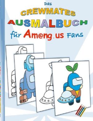 Juchhuu! Das lang erwartete und heiß ersehnte Crewmates und Impostors Ausmalbuch für Among us Fans ist da! Es enthält 19 fantastische Kunstwerke zum Ausmalen, die Crewmates und Impostors in verschiedenen Kostümen zeigt, wie auch diverse Haustiere der Spieler. Nutze Bunt-, Filzstifte oder Aquarellfarben, um den Motiven deinen persönlichen Ausdruck zu verleihen. Ein Muss für alle Among us Fans!