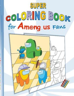 Yippiee! Finally, the Coloring Book for Among us Fans, everyone was so much looking forward to, is available! It features 19 fabulous works of art comprising action-packed scenes, gamers with their skins or game tactical impressions from the perspective of an Among us gamer. Use colored pencils, felt-tip pens or watercolors to personalize the designs. A must have for all Among us fans!