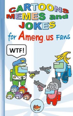 Yippee! Finally, the joke book every Among us fan was so much looking forward to, is available! Packed with lots of memes, funny slogans, cartoons and crazy gags all around the theme of Among us. This book offers plenty of stuff to laugh about, smile and to pass on to your friends. A must for all Among us fans!