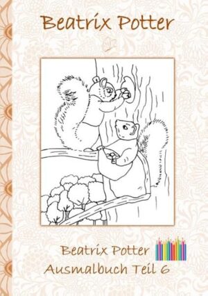 Das Beatrix Potter Ausmalbuch Teil 6 enthält 19 wunderschöne Kunstwerke zum Ausmalen, die auf original Beatrix Potter Geschichten und deren Illustrationen basieren und von Elizabeth M. Potter frei überarbeitet wurden. Die Ausmalbilder dieses Buches stammen aus den folgenden Beatrix Potter Geschichten: Die Geschichte vom Eichhörnchen Nutkin Die Geschichte von Timmy Zehenspitzen Die Geschichte von Jemima Watschelente Die Geschichte von Frau Tiggy-Winkle Erlebe Stunden voller Entspannung, Muße, vollkommener Harmonie und kreativer Gestaltung beim Ausmalen dieser besonderen Bilder. Nutze Bunt-, Filzstifte oder Aquarellfarben, um den Motiven deinen persönlichen Ausdruck zu verleihen.