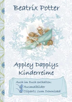 Dieses Kinderreimbuch ist der perfekte Einstieg in die Welt von Beatrix Potter. Angefüllt mit der so lebendig wirkenden Kunst und den klassischen Charakteren Beatrix Potters eröffnet es auf jeder Seite eine neue Welt die es zu entdecken gibt. Die einfache sich wiederholende Sprache der Reime, Poeme und Rätsel machen das Buch zu einem Vorlesefavoriten. Mit dem schönen neuen Coverdesign ist es auch ein ideales Geschenk, als auch eine wunderbare Ergänzung für jede Kinderbuchsammlung. Mit 16 liebevoll gestalteten Farb- und 12 Schwarzweißillustrationen, 16 Cliparts zum Download und 4 Ausmalbildern. Frei überarbeitet und übersetzt von Elizabeth M. Potter.