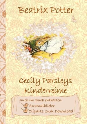 Dieses Kinderreimbuch ist der perfekte Einstieg in die Welt von Beatrix Potter. Angefüllt mit der so lebendig wirkenden Kunst und den klassischen Charakteren Beatrix Potters eröffnet es auf jeder Seite eine neue Welt die es zu entdecken gibt. Die einfache sich wiederholende Sprache der Reime, Poeme und Rätsel machen das Buch zu einem Vorlesefavoriten. Mit dem schönen neuen Coverdesign ist es auch ein ideales Geschenk, als auch eine wunderbare Ergänzung für jede Kinderbuchsammlung. Mit 15 liebevoll gestalteten Farb- und 14 Schwarzweißillustrationen, 13 Cliparts zum Download und 4 Ausmalbildern. Frei überarbeitet und übersetzt von Elizabeth M. Potter.