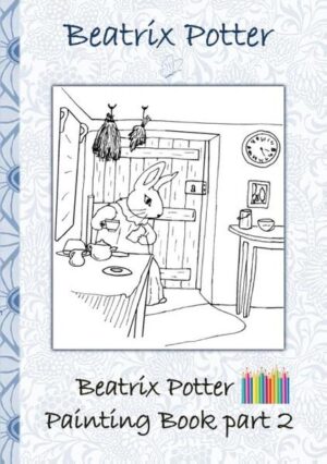 This Beatrix Potter Painting Book part 2 contains 19 beautiful artwork illustrations taken from different original Beatrix Potter stories, revised by Elizabeth M. Potter. The illustrations are from the following Beatrix Potter tales: The Rabbit's Christmas Party The Tale of the Fox and the Stork Appley Dapply's Nursery Rhymes Cecily Parsley's Nursery Rhymes Experience hours full of stress relief and enjoy to express your creativity through colouring. Use crayons, coloured pencils or water colours to give the illustrations a personal touch. Join the Beatrix Potter community and find yourself enchanted by the magical passion of inspiring colouring.