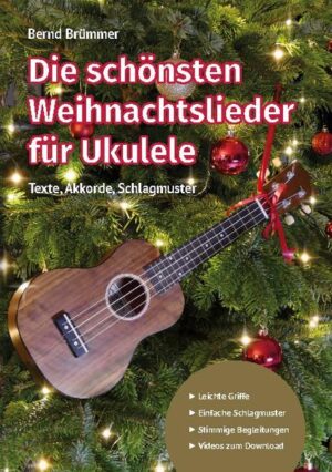 Bernd Brümmer hat vierundzwanzig der schönsten Weihnachtslieder für die Ukulele so arrangiert, dass Anfänger wie Fortgeschrittene sofort losspielen können. Texte, Akkorde und Takteinteilungen sind sorgfältig zusammengestellt und garantieren schnelles Gelingen und stimmungsvolle Stunden. - Leichte Griffe - Einfache Schlagmuster - Stimmige Begleitungen - Videos zum Download