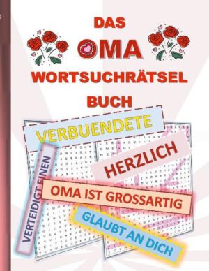 Ein besonderes Buch über den wohl wertvollsten und herzlichsten Menschen der Welt, der Oma. Ob du gerade eine Pause von deinen täglichen Pflichten machst, im Bus oder in der U-Bahn sitzt, auf etwas wartest, oder du einfach nur entspannen möchtest, jetzt kannst du dich auf unterhaltsame Weise mit den liebevollen Umschreibungen der großmütterlichen Fürsorge beschäftigen. Das perfekte Geschenk für Großmütter. Die Rätsel sind gut lesbar in großer Schrift gehalten. Die Lösungen finden sich ebenfalls im Buch. Wortsuchrätsel zu lösen ist eine sinnvolle Beschäftigung, ist motivierend und Training für die grauen Gehirnzellen! Perfekt auch als Geschenk oder Mitbringsel. Weitere Wortsuchrätselbücher von Brian Gagg: H I S T O R Y: 1970iger Jahre, 1980iger Jahre, 1990iger Jahre, 1980iger Jahre Retrospaß, 1.WELTKRIEG, 2.WELTKRIEG, S P O R T: ANGELN, BADMINTON, BASKETBALL, BOWLING, EISHOCKEY, FALLSCHIRMSPRINGEN, FELDHOCKEY, FUßBALL, GOLF, HANDBALL, MINIGOLF, POKERN, RADSPORT, REITSPORT, SCHACH, SCHWIMMSPORT, SKI SPORT, SPORTARTEN, SQUASH, TENNIS, TISCHTENNIS, VOLLEYBALL, F A M I L I E U N D B E Z I E H U N G E N: MUTTER, VATER, SCHWESTER, BRUDER, OMA, OPA, FREUNDSCHAFT, LIEBESZITATE, F R E I Z E I T U N D H O B B I E S: GRILLEN, SKAT, URLAUB, SMARTPHONE und HANDY, AUTOMARKEN, BLUMEN, GARTEN, HUNDE, KATZEN, J A H R E S Z E I T E N U N D -E R E I G N I S S E: FRÜHLING, SOMMER, HERBST, WINTER, WEIHNACHTEN, OSTERN, HALLOWEEN, GEBURTSTAG, R E L I O N: BIBELVERSE O R T E: BERLIN, MALLORCA, S O N S T I G E S: GLÜCK, UFO, SCIENCE FICTION, HORROR, KRANKENPFLEGE, KRIMINALITÄT, LEHRER, SCHULE, LUSTIGE SCHIMPFWORTE