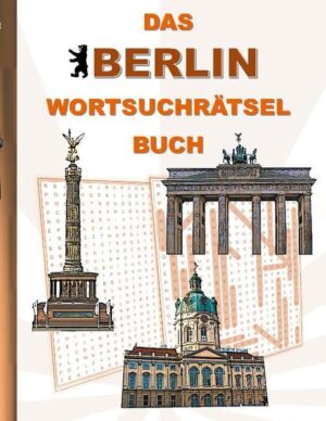 Achtung liebe BERLIN Fans! Das erste Buch mit vielen spannenden Wortsuchrätseln zu den Sehenswürdigkeiten aus der Stadt BERLIN ist endlich da! Ob du gerade eine Pause von deinen täglichen Pflichten machst, im Bus oder in der U-Bahn sitzt, auf etwas wartest, oder du einfach nur entspannen möchtest, jetzt kannst du den Flair von BERLIN jederzeit genießen, sogar wenn du nicht gerade dort bist. Ein Muss für alle Fans dieser tollen Stadt! Die Rätsel sind gut lesbar in großer Schrift gehalten. Die Lösungen finden sich ebenfalls im Buch. Wortsuchrätsel zu lösen ist eine sinnvolle Beschäftigung, ist motivierend und Training für die grauen Gehirnzellen! Perfekt auch als Geschenk oder Mitbringsel. Weitere Wortsuchrätselbücher von Brian Gagg: H I S T O R Y: 1970iger Jahre, 1980iger Jahre, 1990iger Jahre, 1980iger Jahre Retrospaß, 1.WELTKRIEG, 2.WELTKRIEG, S P O R T: ANGELN, BADMINTON, BASKETBALL, BOWLING, EISHOCKEY, FALLSCHIRMSPRINGEN, FELDHOCKEY, FUßBALL, GOLF, HANDBALL, MINIGOLF, POKERN, RADSPORT, REITSPORT, SCHACH, SCHWIMMSPORT, SKI SPORT, SPORTARTEN, SQUASH, TENNIS, TISCHTENNIS, VOLLEYBALL, F A M I L I E U N D B E Z I E H U N G E N: MUTTER, VATER, SCHWESTER, BRUDER, OMA, OPA, FREUNDSCHAFT, LIEBESZITATE, F R E I Z E I T U N D H O B B I E S: GRILLEN, SKAT, URLAUB, SMARTPHONE und HANDY, AUTOMARKEN, BLUMEN, GARTEN, HUNDE, KATZEN, J A H R E S Z E I T E N U N D -E R E I G N I S S E: FRÜHLING, SOMMER, HERBST, WINTER, WEIHNACHTEN, OSTERN, HALLOWEEN, GEBURTSTAG, R E L I O N: BIBELVERSE O R T E: BERLIN, MALLORCA, S O N S T I G E S: GLÜCK, UFO, SCIENCE FICTION, HORROR, KRANKENPFLEGE, KRIMINALITÄT, LEHRER, SCHULE, LUSTIGE SCHIMPFWORTE