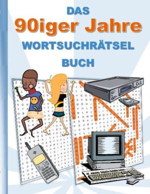 Achtung liebe Fans der 90iger Jahre! Das erste Buch mit vielen spannenden Wortsuchrätseln zum Thema 90iger Jahre ist endlich da! Ob du gerade eine Pause von deinen täglichen Pflichten machst, im Bus oder in der U-Bahn sitzt, auf etwas wartest, oder du einfach nur entspannen möchtest, jetzt kannst du den nostalgischen Flair der 90iger Jahre jederzeit genießen, sogar wenn du sie selbst nicht erlebt hast. Ein Muss für alle Fans dieses besonderen Jahrzehnts! Die Rätsel sind gut lesbar in großer Schrift gehalten. Die Lösungen finden sich ebenfalls im Buch. Wortsuchrätsel zu lösen ist eine sinnvolle Beschäftigung, ist motivierend und Training für die grauen Gehirnzellen! Perfekt auch als Geschenk oder Mitbringsel. Weitere Wortsuchrätselbücher von Brian Gagg: H I S T O R Y: 1970iger Jahre, 1980iger Jahre, 1990iger Jahre, 1980iger Jahre Retrospaß, 1.WELTKRIEG, 2.WELTKRIEG, S P O R T: ANGELN, BADMINTON, BASKETBALL, BOWLING, EISHOCKEY, FALLSCHIRMSPRINGEN, FELDHOCKEY, FUßBALL, GOLF, HANDBALL, MINIGOLF, POKERN, RADSPORT, REITSPORT, SCHACH, SCHWIMMSPORT, SKI SPORT, SPORTARTEN, SQUASH, TENNIS, TISCHTENNIS, VOLLEYBALL, F A M I L I E U N D B E Z I E H U N G E N: MUTTER, VATER, SCHWESTER, BRUDER, OMA, OPA, FREUNDSCHAFT, LIEBESZITATE, F R E I Z E I T U N D H O B B I E S: GRILLEN, SKAT, URLAUB, SMARTPHONE und HANDY, AUTOMARKEN, BLUMEN, GARTEN, HUNDE, KATZEN, J A H R E S Z E I T E N U N D -E R E I G N I S S E: FRÜHLING, SOMMER, HERBST, WINTER, WEIHNACHTEN, OSTERN, HALLOWEEN, GEBURTSTAG, R E L I O N: BIBELVERSE O R T E: BERLIN, MALLORCA, S O N S T I G E S: GLÜCK, UFO, SCIENCE FICTION, HORROR, KRANKENPFLEGE, KRIMINALITÄT, LEHRER, SCHULE, LUSTIGE SCHIMPFWORTE