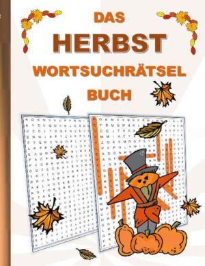 Achtung liebe Fans der schönen HERBSTZEIT! Das erste Buch mit vielen spannenden Wortsuchrätseln zum Thema HERBST ist endlich da! Ob du gerade eine Pause von deinen täglichen Pflichten machst, im Bus oder in der U-Bahn sitzt, auf etwas wartest, oder du einfach nur entspannen möchtest, jetzt kannst du den Flair des HERBST jederzeit genießen, auch wenn nicht gerade HERBST ist. Ein Muss für alle Fans dieser besonderen Jahreszeit! Die Rätsel sind gut lesbar in großer Schrift gehalten. Die Lösungen finden sich ebenfalls im Buch. Wortsuchrätsel zu lösen ist eine sinnvolle Beschäftigung, ist motivierend und Training für die grauen Gehirnzellen! Perfekt auch als Geschenk oder Mitbringsel. Weitere Wortsuchrätselbücher von Brian Gagg: H I S T O R Y: 1970iger Jahre, 1980iger Jahre, 1990iger Jahre, 1980iger Jahre Retrospaß, 1.WELTKRIEG, 2.WELTKRIEG, S P O R T: ANGELN, BADMINTON, BASKETBALL, BOWLING, EISHOCKEY, FALLSCHIRMSPRINGEN, FELDHOCKEY, FUßBALL, GOLF, HANDBALL, MINIGOLF, POKERN, RADSPORT, REITSPORT, SCHACH, SCHWIMMSPORT, SKI SPORT, SPORTARTEN, SQUASH, TENNIS, TISCHTENNIS, VOLLEYBALL, F A M I L I E U N D B E Z I E H U N G E N: MUTTER, VATER, SCHWESTER, BRUDER, OMA, OPA, FREUNDSCHAFT, LIEBESZITATE, F R E I Z E I T U N D H O B B I E S: GRILLEN, SKAT, URLAUB, SMARTPHONE und HANDY, AUTOMARKEN, BLUMEN, GARTEN, HUNDE, KATZEN, J A H R E S Z E I T E N U N D -E R E I G N I S S E: FRÜHLING, SOMMER, HERBST, WINTER, WEIHNACHTEN, OSTERN, HALLOWEEN, GEBURTSTAG, R E L I O N: BIBELVERSE O R T E: BERLIN, MALLORCA, S O N S T I G E S: GLÜCK, UFO, SCIENCE FICTION, HORROR, KRANKENPFLEGE, KRIMINALITÄT, LEHRER, SCHULE, LUSTIGE SCHIMPFWORTE