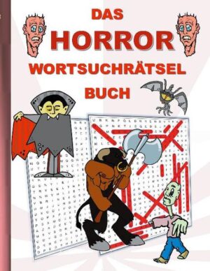 Achtung liebe Grusel Profis! Das erste Buch mit vielen spannenden Wortsuchrätseln zum Thema HORROR ist endlich da! Ob du gerade eine Pause von deinen täglichen Pflichten machst, im Bus oder in der U-Bahn sitzt, auf etwas wartest, oder du einfach nur entspannen möchtest, jetzt kannst du den Flair von HORROR jederzeit genießen, auch wenn du gerade keine HORROR Story verfolgst. Ein Muss für alle Fans dieses schaurig schönen Genres! Die Rätsel sind gut lesbar in großer Schrift gehalten. Die Lösungen finden sich ebenfalls im Buch. Wortsuchrätsel zu lösen ist eine sinnvolle Beschäftigung, ist motivierend und Training für die grauen Gehirnzellen! Perfekt auch als Geschenk oder unterhaltsames Mitbringsel geeignet! Weitere Wortsuchrätselbücher von Brian Gagg: H I S T O R Y: 1970iger Jahre, 1980iger Jahre, 1990iger Jahre, 1980iger Jahre Retrospaß, 1.WELTKRIEG, 2.WELTKRIEG, S P O R T: ANGELN, BADMINTON, BASKETBALL, BOWLING, EISHOCKEY, FALLSCHIRMSPRINGEN, FELDHOCKEY, FUßBALL, GOLF, HANDBALL, MINIGOLF, POKERN, RADSPORT, REITSPORT, SCHACH, SCHWIMMSPORT, SKI SPORT, SPORTARTEN, SQUASH, TENNIS, TISCHTENNIS, VOLLEYBALL, F A M I L I E U N D B E Z I E H U N G E N: MUTTER, VATER, SCHWESTER, BRUDER, OMA, OPA, FREUNDSCHAFT, LIEBESZITATE, F R E I Z E I T U N D H O B B I E S: GRILLEN, SKAT, URLAUB, SMARTPHONE und HANDY, AUTOMARKEN, BLUMEN, GARTEN, HUNDE, KATZEN, J A H R E S Z E I T E N U N D -E R E I G N I S S E: FRÜHLING, SOMMER, HERBST, WINTER, WEIHNACHTEN, OSTERN, HALLOWEEN, GEBURTSTAG, R E L I O N: BIBELVERSE O R T E: BERLIN, MALLORCA, S O N S T I G E S: GLÜCK, UFO, SCIENCE FICTION, HORROR, KRANKENPFLEGE, KRIMINALITÄT, LEHRER, SCHULE, LUSTIGE SCHIMPFWORTE