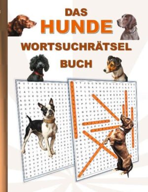 Achtung liebe HUNDE Fans! Das erste Buch mit vielen spannenden Wortsuchrätseln zum Thema HUND ist endlich da! Ob du gerade eine Pause von deinen täglichen Pflichten machst, im Bus oder in der U-Bahn sitzt, auf etwas wartest, oder du einfach nur entspannen möchtest, jetzt kannst du dich mit dem Thema HUND jederzeit unterhaltsam beschäftigen, selbst wenn dich gerade kein HUND begleitet. Ein Muss für alle Fans vom besten Freund des Menschen! Die Rätsel sind gut lesbar in großer Schrift gehalten. Die Lösungen finden sich ebenfalls im Buch. Wortsuchrätsel zu lösen ist eine sinnvolle Beschäftigung, ist motivierend und Training für die grauen Gehirnzellen! Perfekt auch als Geschenk oder unterhaltsames Mitbringsel geeignet! Weitere Wortsuchrätselbücher von Brian Gagg: H I S T O R Y: 1970iger Jahre, 1980iger Jahre, 1990iger Jahre, 1980iger Jahre Retrospaß, 1.WELTKRIEG, 2.WELTKRIEG, S P O R T: ANGELN, BADMINTON, BASKETBALL, BOWLING, EISHOCKEY, FALLSCHIRMSPRINGEN, FELDHOCKEY, FUßBALL, GOLF, HANDBALL, MINIGOLF, POKERN, RADSPORT, REITSPORT, SCHACH, SCHWIMMSPORT, SKI SPORT, SPORTARTEN, SQUASH, TENNIS, TISCHTENNIS, VOLLEYBALL, F A M I L I E U N D B E Z I E H U N G E N: MUTTER, VATER, SCHWESTER, BRUDER, OMA, OPA, FREUNDSCHAFT, LIEBESZITATE, F R E I Z E I T U N D H O B B I E S: GRILLEN, SKAT, URLAUB, SMARTPHONE und HANDY, AUTOMARKEN, BLUMEN, GARTEN, HUNDE, KATZEN, J A H R E S Z E I T E N U N D -E R E I G N I S S E: FRÜHLING, SOMMER, HERBST, WINTER, WEIHNACHTEN, OSTERN, HALLOWEEN, GEBURTSTAG, R E L I O N: BIBELVERSE O R T E: BERLIN, MALLORCA, S O N S T I G E S: GLÜCK, UFO, SCIENCE FICTION, HORROR, KRANKENPFLEGE, KRIMINALITÄT, LEHRER, SCHULE, LUSTIGE SCHIMPFWORTE