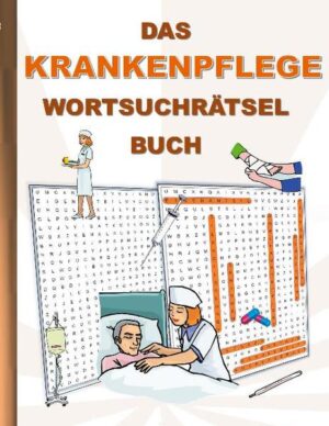 Achtung liebe Freunde der KRANKENPFLEGE! Das erste Buch mit vielen spannenden Wortsuchrätseln zum Thema KRANKENPFLEGE ist endlich da! Ob du gerade eine Pause von deinen täglichen Pflichten machst, im Bus oder in der U-Bahn sitzt, auf etwas wartest, oder du einfach nur entspannen möchtest, jetzt kannst du dich mit dem Thema KRANKENPFLEGE auf spannende Art unterhalten. Ein Muss für alle Freunde dieser wichtigen Tätigkeit! Die Rätsel sind gut lesbar in großer Schrift gehalten. Die Lösungen finden sich ebenfalls im Buch. Wortsuchrätsel zu lösen ist eine sinnvolle Beschäftigung, ist motivierend und Training für die grauen Gehirnzellen! Perfekt auch als Geschenk oder unterhaltsames Mitbringsel geeignet! Weitere Wortsuchrätselbücher von Brian Gagg: H I S T O R Y: 1970iger Jahre, 1980iger Jahre, 1990iger Jahre, 1980iger Jahre Retrospaß, 1.WELTKRIEG, 2.WELTKRIEG, S P O R T: ANGELN, BADMINTON, BASKETBALL, BOWLING, EISHOCKEY, FALLSCHIRMSPRINGEN, FELDHOCKEY, FUßBALL, GOLF, HANDBALL, MINIGOLF, POKERN, RADSPORT, REITSPORT, SCHACH, SCHWIMMSPORT, SKI SPORT, SPORTARTEN, SQUASH, TENNIS, TISCHTENNIS, VOLLEYBALL, F A M I L I E U N D B E Z I E H U N G E N: MUTTER, VATER, SCHWESTER, BRUDER, OMA, OPA, FREUNDSCHAFT, LIEBESZITATE, F R E I Z E I T U N D H O B B I E S: GRILLEN, SKAT, URLAUB, SMARTPHONE und HANDY, AUTOMARKEN, BLUMEN, GARTEN, HUNDE, KATZEN, J A H R E S Z E I T E N U N D -E R E I G N I S S E: FRÜHLING, SOMMER, HERBST, WINTER, WEIHNACHTEN, OSTERN, HALLOWEEN, GEBURTSTAG, R E L I O N: BIBELVERSE O R T E: BERLIN, MALLORCA, S O N S T I G E S: GLÜCK, UFO, SCIENCE FICTION, HORROR, KRANKENPFLEGE, KRIMINALITÄT, LEHRER, SCHULE, LUSTIGE SCHIMPFWORTE