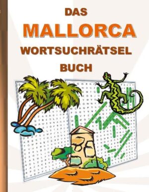 Achtung liebe MALLORCA Fans! Das erste Buch mit vielen spannenden Wortsuchrätseln zum Thema MALLORCA ist endlich da! Ob du gerade eine Pause von deinen täglichen Pflichten machst, im Bus oder in der U-Bahn sitzt, auf etwas wartest, oder du einfach nur entspannen möchtest, jetzt kannst du den Flair von MALLORCA jederzeit genießen, auch wenn du nicht gerade dort bist. Ein Muss für alle Fans dieser tollen Insel! Die Rätsel sind gut lesbar in großer Schrift gehalten. Die Lösungen finden sich ebenfalls im Buch. Wortsuchrätsel zu lösen ist eine sinnvolle Beschäftigung, ist motivierend und Training für die grauen Gehirnzellen! Perfekt auch als Geschenk oder Mitbringsel. Weitere Wortsuchrätselbücher von Brian Gagg: H I S T O R Y: 1970iger Jahre, 1980iger Jahre, 1990iger Jahre, 1980iger Jahre Retrospaß, 1.WELTKRIEG, 2.WELTKRIEG, S P O R T: ANGELN, BADMINTON, BASKETBALL, BOWLING, EISHOCKEY, FALLSCHIRMSPRINGEN, FELDHOCKEY, FUßBALL, GOLF, HANDBALL, MINIGOLF, POKERN, RADSPORT, REITSPORT, SCHACH, SCHWIMMSPORT, SKI SPORT, SPORTARTEN, SQUASH, TENNIS, TISCHTENNIS, VOLLEYBALL, F A M I L I E U N D B E Z I E H U N G E N: MUTTER, VATER, SCHWESTER, BRUDER, OMA, OPA, FREUNDSCHAFT, LIEBESZITATE, F R E I Z E I T U N D H O B B I E S: GRILLEN, SKAT, URLAUB, SMARTPHONE und HANDY, AUTOMARKEN, BLUMEN, GARTEN, HUNDE, KATZEN, J A H R E S Z E I T E N U N D -E R E I G N I S S E: FRÜHLING, SOMMER, HERBST, WINTER, WEIHNACHTEN, OSTERN, HALLOWEEN, GEBURTSTAG, R E L I O N: BIBELVERSE O R T E: BERLIN, MALLORCA, S O N S T I G E S: GLÜCK, UFO, SCIENCE FICTION, HORROR, KRANKENPFLEGE, KRIMINALITÄT, LEHRER, SCHULE, LUSTIGE SCHIMPFWORTE