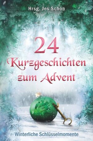 24 Tage * 24 Geschichten * 24 Schlüsselmomente Winterliche Kurzgeschichten begleiten Dich durch die wundervolle Adventszeit, laden Dich zum Träumen, Entspannen und Gruseln ein. Herzklopfen unter dem Mistelzweig, blutige Fußspuren im Schnee, magische Momente um Mitternacht oder die Liebe zu einer Zofe - aus jedem Genre ist etwas dabei. Unsere "24 Kurzgeschichten zum Advent - Winterliche Schlüsselmomente" bieten Dir für jeden Tag der Adventszeit ein neues Leseabenteuer, bei dem Du dich ganz entspannt im Sessel zurücklehnen und den Tag ausklingen lassen kannst. Der Club der Selfpublisher: Christian Anton, Amila Audry, Tino Breitenbach, Cécile Bruné, Jonathan Engert, Antje Grube, Rebekka Haindl, Sara G. Haus, Lucia Herbst, Cindy Jegge, Alexandra Leo, Mathilda Louise, Sarah Malhus, Izzy Maxen, Anne Naumann, Janine Niggemeier, Projekt Gambio, Jenny Schnickers, Jes Schön, Nadine Schwartz, Catrina Seiler, Corinna Stremme, Fenja van York, Sonja Wahl Alle Einnahmen dieser Anthologie werden an Deutscher Kinderhospizverein e.V. in Olpe gespendet.