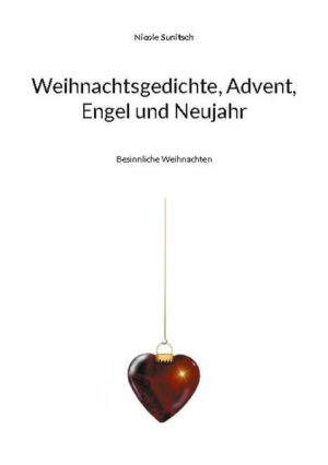 Nicht nur ... Wenn im Winter die Schneeflocken vom Himmel fallen, das gefällt nicht nur den Kindern sondern allen. Der Nikolaus war schon hier, in dieser Zeit gibt es Kekse und Glühwein anstatt Bier. Die Weihnachtsbeleuchtung erhellt die Gassen, die Adventmärkte lassen unsere Gesichter erblassen. Die meisten Menschen lieben diese Zeit jedoch fürchten sich viele vor der Einsamkeit. Egal wie es kommt und ist, man in dieser Zeit seine Liebsten nicht vergisst. Ich wünsche dir Gesundheit wie Zuversicht und dass du nicht nur zu Weihnachten glücklich bist. Besinnliche Weihnachten wünscht Ihnen die Autorin Nicole Sunitsch