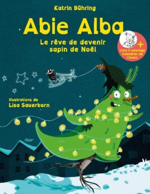 Abie Alba rêve de devenir sapin de Noël ! Comme personne ne le choisit à la pépinière pour le ramener chez soi, Abie décide, le soir de Noël, de faire quelque chose qu'aucun autre sapin n'a jamais osé faire avant lui : Abie sort ses racines de terre ! Accompagné de Teggie, une araignée tégénaire effrontée et impertinente, Abie se met en chemin dans la nuit hivernale - afin de réaliser son rêve de devenir sapin de Noël. Une amusante histoire de Noël pleine de magie, de fantaisie, d'amour et d'humour qui finit bien et écrite par la comédienne et scénariste Katrin Bühring. À lire à voix haute pour les enfants à partir de 5 ans et pour toute la famille !