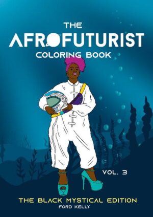 Afrofuturism allows adventures to come alive within Africa and the diaspora. The Black Mystical allows for a divine inspiration and allows a moment to reimagine and reshape our multiple futures. It explores our connection to spirituality, mysticism, nature, gender non-conformity, myths and metaphors. The Afrofuturist Coloring Book - Volume Three, The Black Mystical Edition is the Third Coloring book in the series. It features different Black Mystical motivational prompts as well as 25 illustrated drawings with images of Afro-Cyborgs, Mermaids, Deities, Warriors, Mystic Beings and much more. Pick your medium of choice, whether crayons or coloring pencils and let the pages inspire you. Coloring books are for all ages to enjoy! Have fun! Afrofuturist Themed Coloring book - 25 Single sided Illustrations, ideal for framing your favorite ones! - Various Afrofuturist inspired Black Mystical prompts, for daily use. - An assortment of simple and intricate designs to accommodate most skill levels From Youth to Adults - Suitable for children aged 6+ - Hours of Afrofuturist themed fun