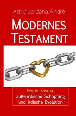 Das Moderne Testament hätte eigentlich auch Modernes Manifest heißen können. Es sucht aus weiblicher Sicht den Link der Menschheit in Vergangenheit, Gegenwart und Zukunft und geht davon aus, dass die Menschen sowohl eine Schöpfungsgeschichte als auch eine irdische Evolution miteinander verbinden. Schöpfung oder Evolution? Beides gehört untrennbar zusammen, betrachtet man die Entwicklung der Erde aus wissenschaftlich-technologischer Sicht. Dabei wurde die Bedeutung der Frauen für die Entwicklungen weitestgehend unterschätzt und kaum betrachtet, obwohl besonders sie das Potential besitzen, die Welt zu befrieden und die individuell so unterschiedlichen Lebensentwürfe miteinander zu versöhnen. Das Moderne Testament geht aus biotechnologischer Sicht und historischen Recherchen den Thesen nach, dass unsere Erde die Kopie eines oder mehrerer Mutterplaneten im All ist und wir alle Schöpfungen unserer außerirdischen Verwandten sind, die sich jeweils in ihren Entwicklungslinien evolutionär entwickelten. Die Erkenntnis, dass wir alle Homo kosma sind, die sich erst über den Weg des Homo kultus zum Homo sapiens befinden, wird hoffentlich, vergangene und gegenwärtige Herausforderungen besser bewältigen helfen und einen Beitrag zur Versöhnung auf der Welt leisten.