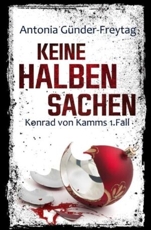 Wenig Blut - Viele Verdächtige Keine halben Sachen Hauptkommissar Konrad von Kamms Weihnachtsabend ist verdorben. Nicht nur, dass ihn seine Frau betrügt, auch die Weihnachtsgans ist angebrannt. So kommt ihm der Doppelmord in einer hochherrschaftlichen Villa in München-Bogenhausen gerade recht. Als er mit seinem Kollegen Utzschneider die Ermittlung beginnt, ahnt er nicht, dass die Wurzeln des Falls bis weit in die Vergangenheit zurückreichen. Bald stößt er auf eine Reihe von Verdächtigen und mit jeder Information verdichtet sich das Rätsel um die Verstorbenen. Keine halben Sachen - Kommissar von Kamms 1. Fall ist ein typischer, im Stil von englischen Kriminalromanen geschriebener Roman über Habgier, Familienzwist und falsche Hoffnungen.